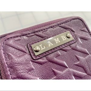 Leather Houndstooth Wallet